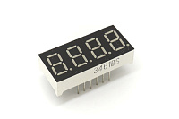 FYQ-2842AUHR-11, Сегментный светодиодный индикатор, 4-х разряд., FORYARD, красный