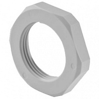 11096409, Гайка для кабель-ввода PG-9 (уп=100шт.), пластик, RST