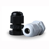 MG25AS-14G, Кабельный ввод, нейлон 6.6, AVC, Ø9/14mm, М25х1.5, IP68, светло-серый, -40...100°С