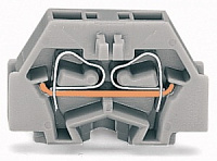 260-303, Клеммная колодка 2-пров., WAGO, 400V, 18A, 0.08-1.5mm², Светло-серый