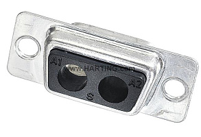 09 69 100 0022, Соединители D-Sub, розетка, HARTING, 2P