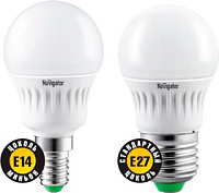 NLL-G45-7-230-4.2K-E27, (94 469) Лампа светодиодная, шарик, Navigator, E27, белый, 230V, 7W