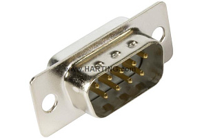 09 67 209 5604, Соединители D-Sub, HARTING, 9P, 2Row, 2,77мм., PBT
