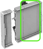 01.001.5753.0, Корпус WEB, WIELAND, пластик, серый, 33,5х44,8х96mm, -20...60°С