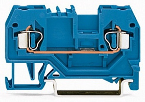 280-904, Клемма проходная 2-пров., 53мм, WAGO, 800V, 24A, 0.08-2.5mm², Синий