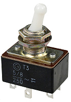 Т-3, Тумблер, 2xON-ON, СЗР, 6A, 250V