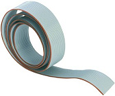 09 18 010 7001, Кабель плоский, шлейф, 10х0,09mm², 1,27mm, 300V