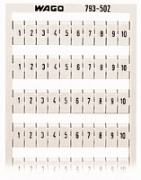 793-502, Система мульти маркировки WMB, WAGO, белый