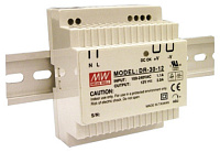 DR-30-12, AC/DC Источник питания на DIN-рейку, Mean Well, 100W, -10...60°С