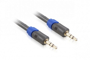 GC-AVC019, Кабель аудио jack 3,5mm AM / jack 3,5mm AM, пластиковые соединители, GREENCONNECT