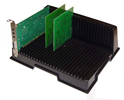 ПДП-01 ESD, Подставка для печатных плат, антистатическая, L-образная, 25 слотов, BELTEMA