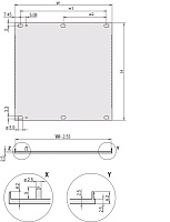 30848-386, Передняя панель, модернизированное экранирование, 3U, 10HP, Schroff, алюминий, 128,4х50,5х2,5mm