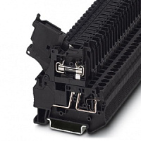 3036369, Клемма с держателем предохранителя - ST 4-HESI, PHOENIX, 500V, Черный