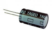 SK035M0100BZF-0611, ±20%, 100uF, 35V, Алюминиевые конденсаторы, YAGEO, Ø6mm, L=6mm, 85°С