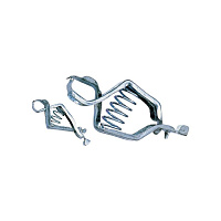 736600, Зажим типа "крокодил" неизолированный, 18.2мм, TRU-COMPONENTS, L=107мм, серебристый