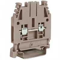 ZCBC02GR, CBC.2GR, Проходной зажим, DKC, 1000V, 24A, 2.5мм², 44х52мм, серый, -40...80°С